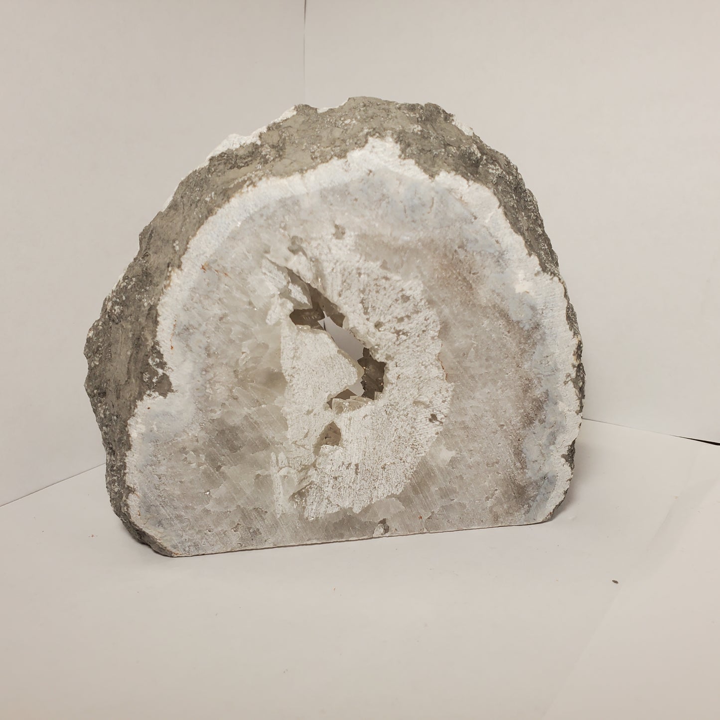 CUT TO STAND "WINDOW SILL" FABULOUS KEOKUK GEODE