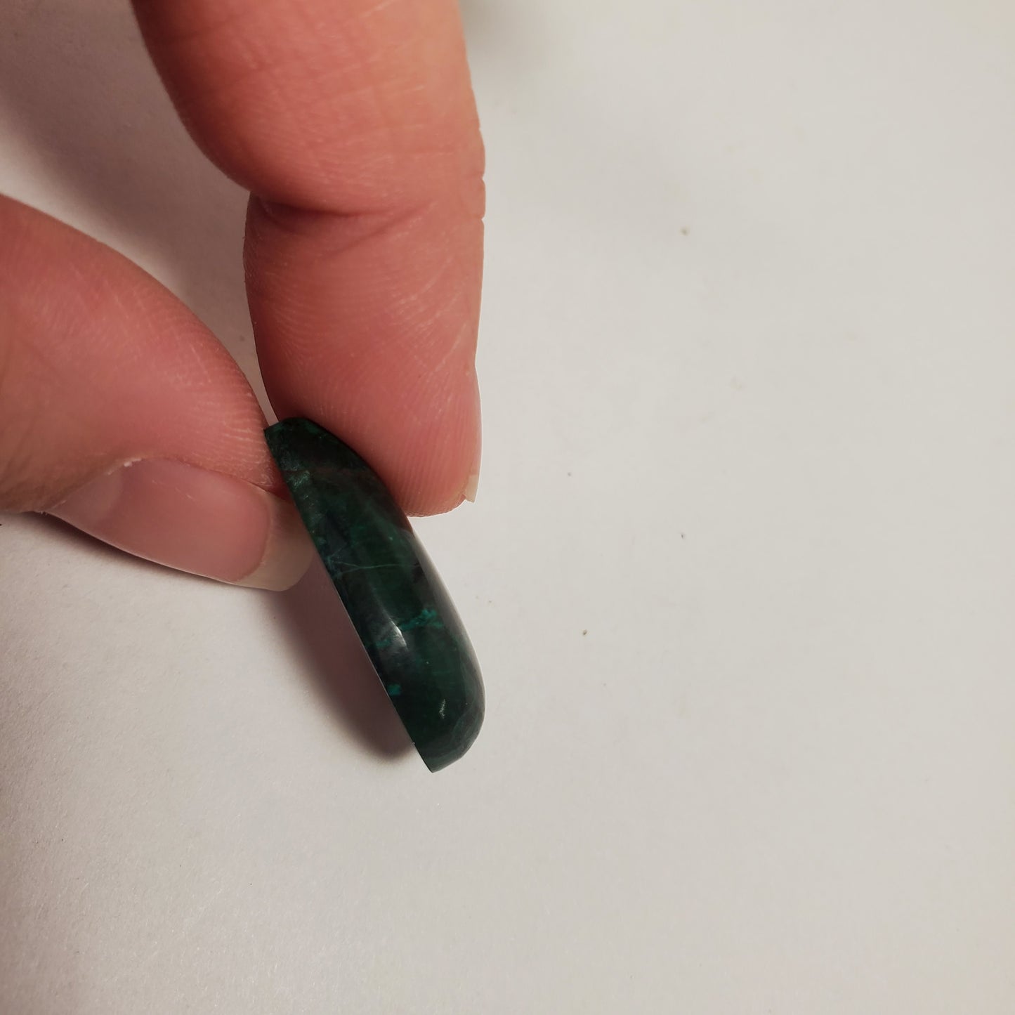 MALACHITE TEARDROP CABOCHON