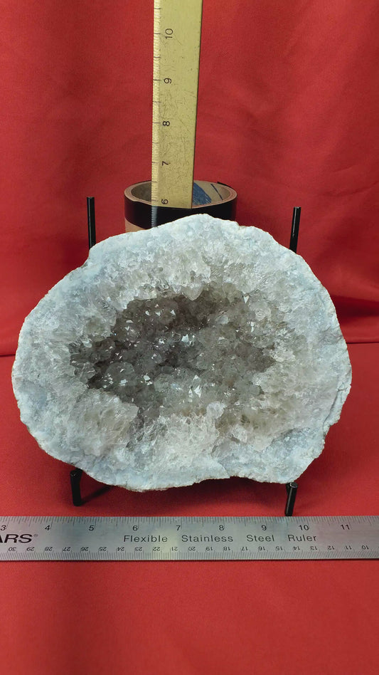 Geode half with Goethite