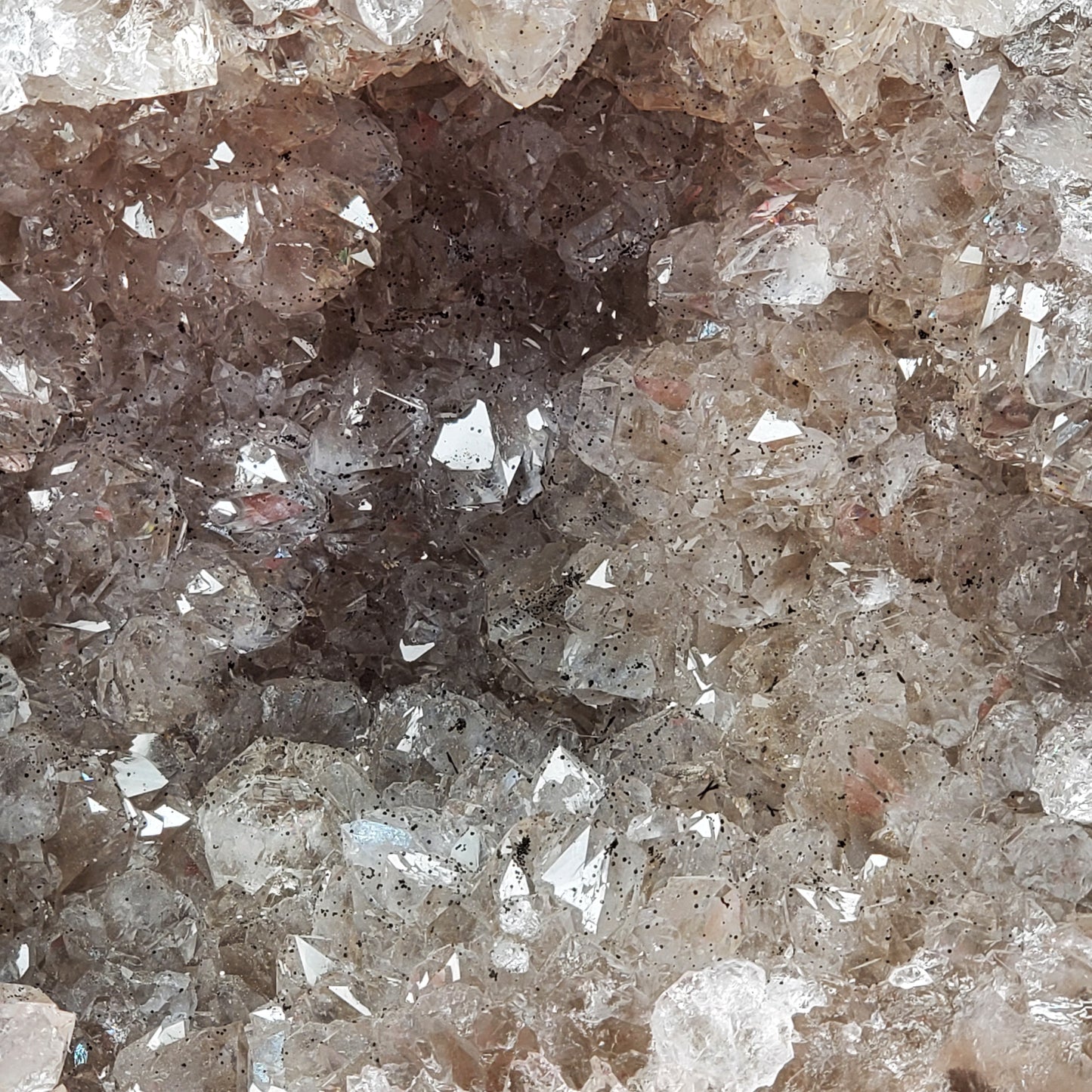 Geode half with Goethite