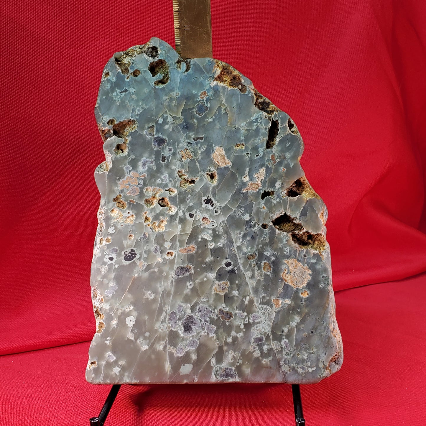 Polished Green Agate Slab