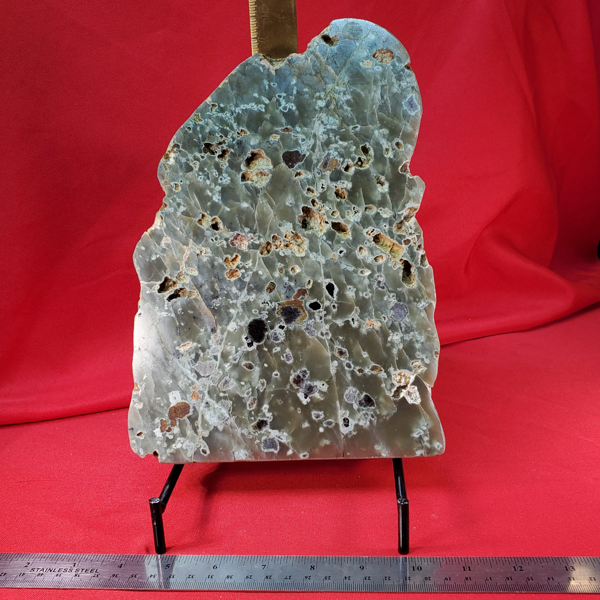 Polished Green Agate Slab