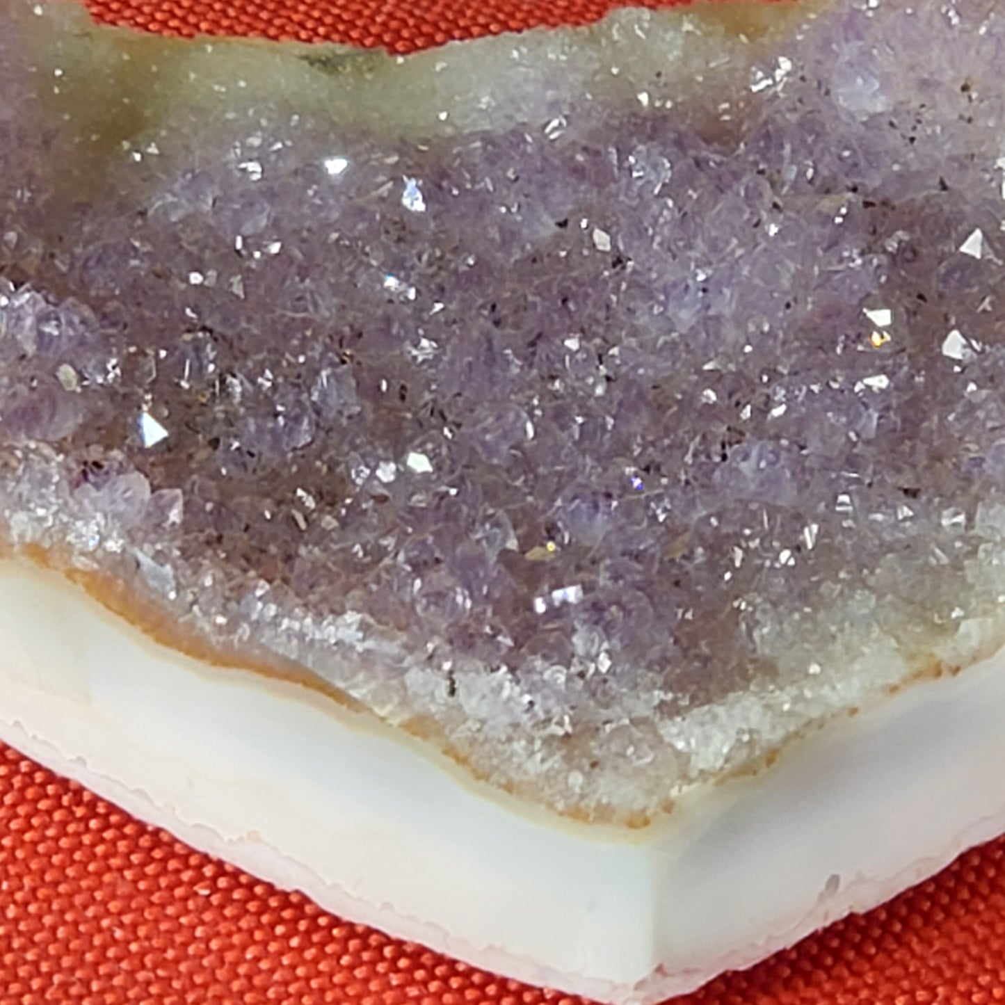 Druzy Amethyst Heart
