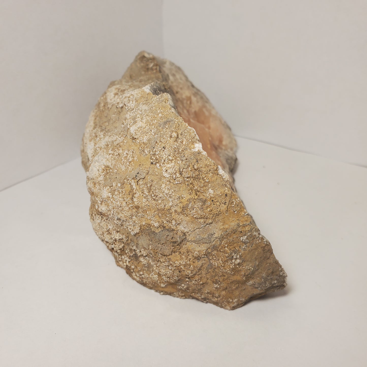 CUT TO STAND FABULOUS KEOKUK GEODE