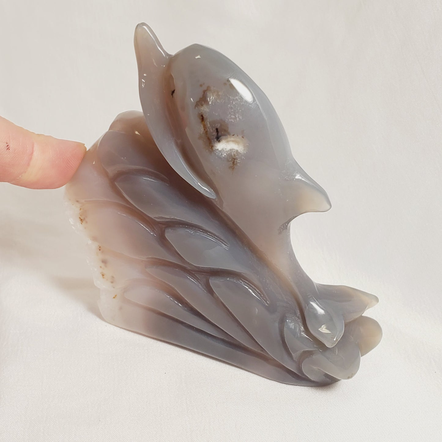 DRUZY AGATE DOLPHIN