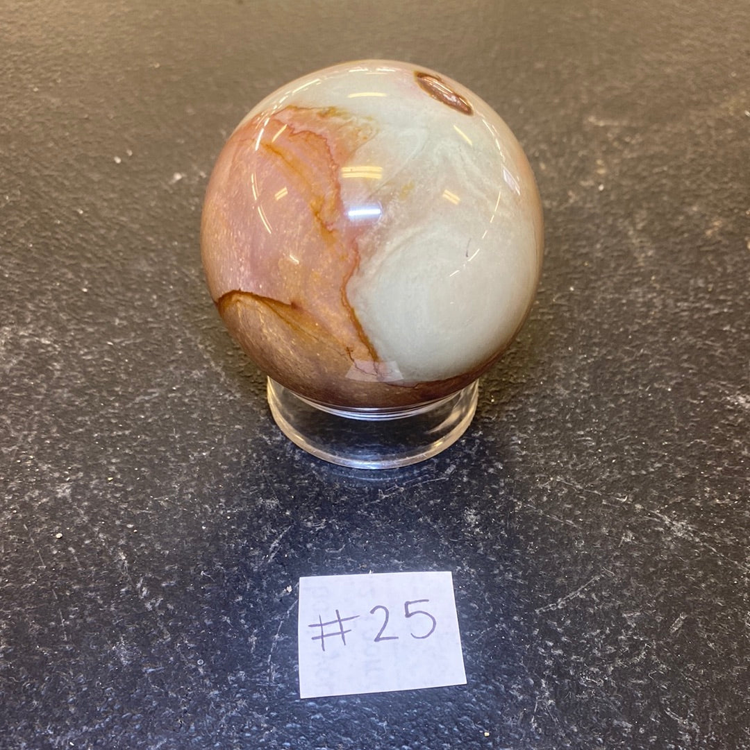 POLYCHROME JASPER SPHERE